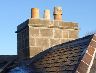 Ballysakeery Glebe House, Mullafarry, Mayo 11 – Chimney After